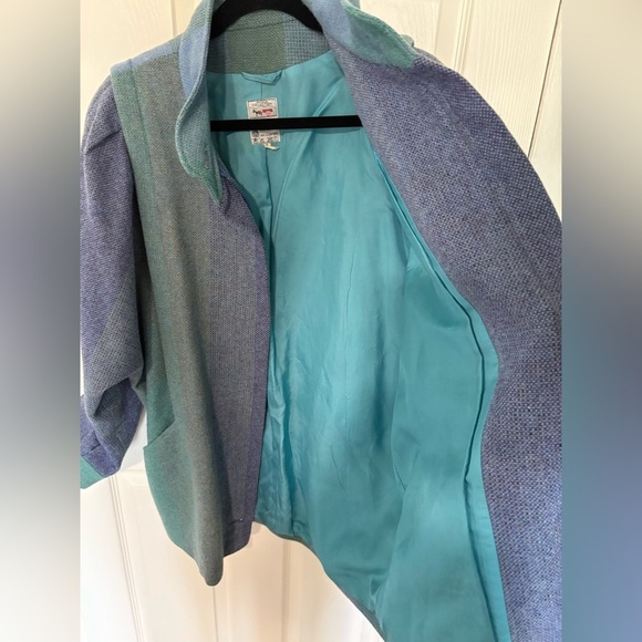 Vintage Avoca Collection Wool Coat – Made in Wicklow, Ireland | Size S | Pastel - Picture 12 of 13